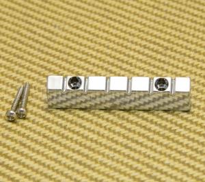 NUT-N-2C Chrome 6-string Lap Steel Raised Nut 