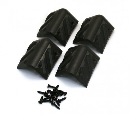 006-3205-049 Fender (4) Black Plastic Amp Corners w/ Screws