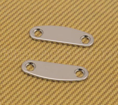 NP-SD-C Chrome Split Dual 2-Piece 4-Bolt Neck Plate Guitar/Bass 