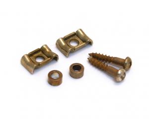 AP-0723-007 Aged Nickel Gotoh Guitar Vintage Style String Guides Kit Strat Tele