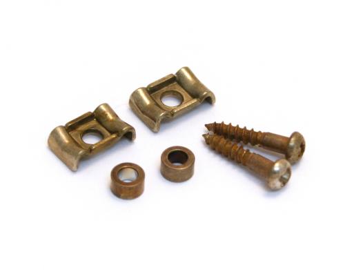 AP-0723-007 Aged Nickel Gotoh Guitar Vintage Style String Guides Kit Strat Tele