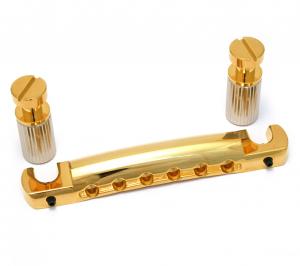 TP-3407-002 Gotoh Gold Aluminum Wrap Bridge/Tailpiece for USA Gibson Guitar 