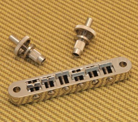 KLP-1200N Kluson Nickel Nashville Tune-O-matic Bridge USA Gibson Les Paul SG KNTOM-N