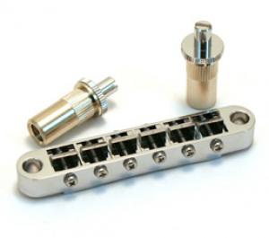 GB-0525-010 Gotoh Chrome Big Hole Tune-O-Matic Style Guitar Bridge