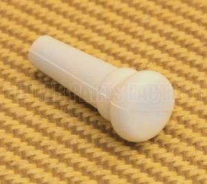 EP-004-WH White Plastic End Pin for Acoustic Guitar Strap Button