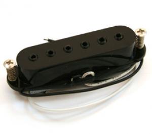 PU-BSH-N Strat/Stratocaster  Replacement Hex Pole Neck Pickup  w/ Black Cover