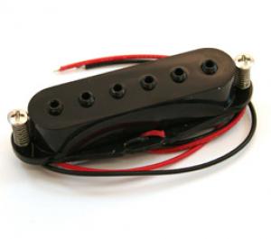 PU-BSH-B Black Hex Pole Single Coil Bridge Pickup for Strat