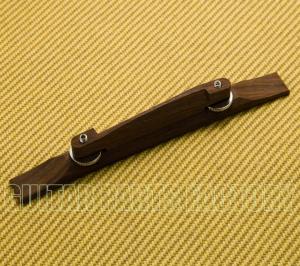 GB-AW01-R Rosewood/Chrome Jazz-style Bridge for Archtop Guitar