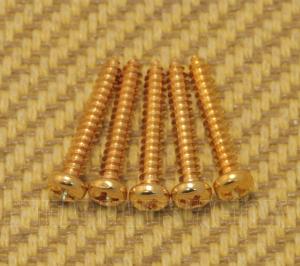TPMS-G (5) Gold Trapeze Tailpiece Mounting Screws