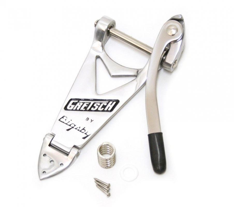 006-0138-100 Chrome Bigsby Gretsch Logo USA B6 Vibrato Guitar