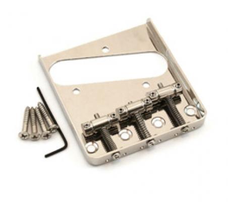 GB-TTS-N Nickel Single Groove 3-Saddle Bridge for Fender Telecaster/Tele® 