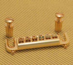 WBT-AS-G Economy Gold Adjustable Wrap Bridge and Tailpiece
