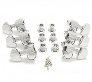 102-18C Grover Rotomatic Guitar Tuners/Tuning Machine Heads 3x3 Chrome