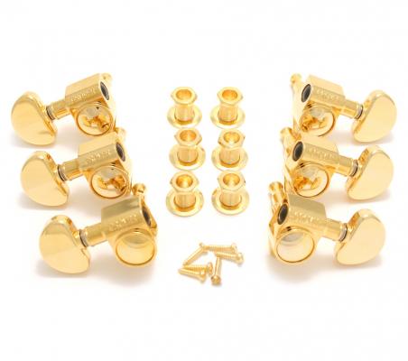 102-18G Grover Gold 3x3 Rotomatic Guitar Tuners 18:1 RATIO