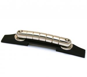 006-2844-000 Genuine Gretsch Nickel/Ebony Rocking Bar Floating Guitar Bridge  0062844000