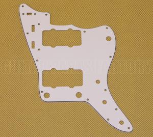 PG-0582-035 White Pickguard for '62 Jazzmaster Guitar Reissue and Vintage USA