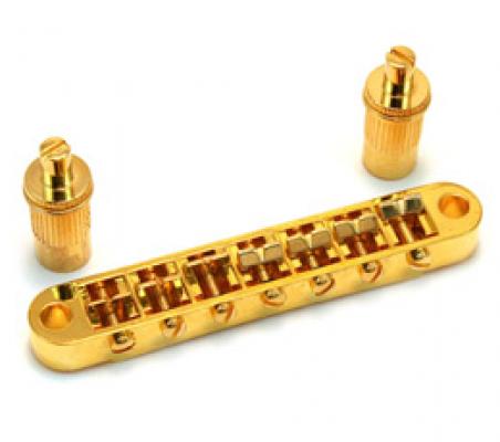 GB-TM7-G Gold 7-String Tunematic Gibson/Gretsch Style Electric Guitar Bridge