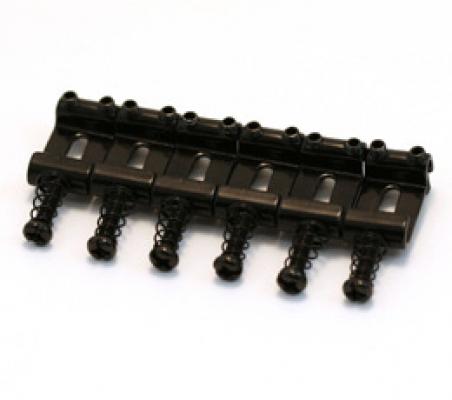 BP-0023-003 (6) Black Saddles for Vintage Fender Stratocaster/Strat