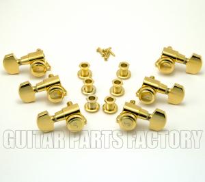 TK-0976-002 Schaller Gold Locking 3+3 Tuners Guitar #M6 2900 Germany