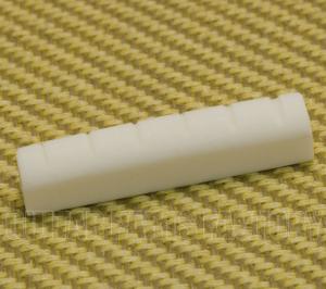 BN-LP (1) Slotted Bone Nut for Gibson® Guitar 43mm x 9mm x 6mm Flat Slot