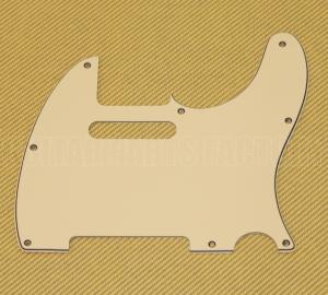 PG-0562-048 3-ply Standard Cream Pickguard for Tele