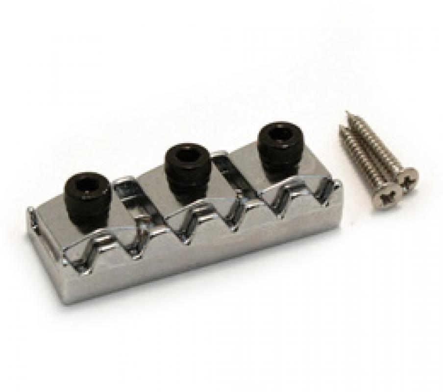 LN43C Chrome 43mm Economy Locking Guitar Nut