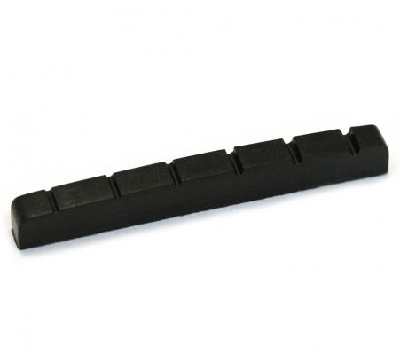 ECO-NUT-FB Slotted Black Plastic Nut for Fender