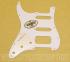 STAD-204 3-ply White Pickguard HSS for Fender Stratocaster Guitar w/Humbucker 