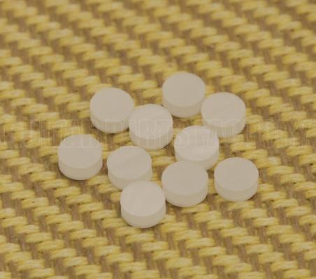 LT-RETRO-WF (10) Retro White Fleck Dot Inlays Fret Markers 5mm Diameter