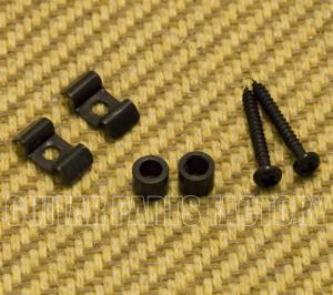 SGVW-B (2) Black Vintage Style String Guides for Guitar