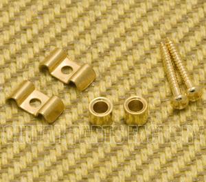 SGVW-G (2) Gold Vintage Style String Guides for Guitar