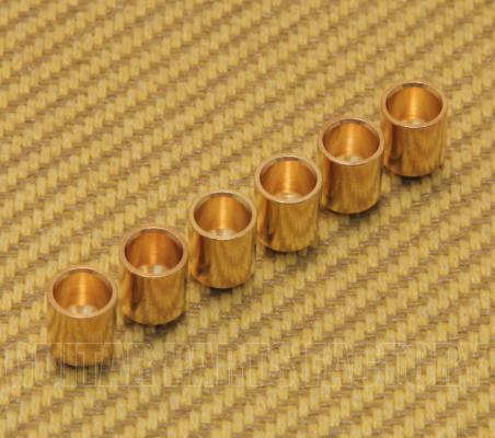 MSSF-G (6) Gold Flush Mount 5/16 Body String Ferrules