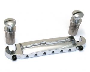 GB-WRAP-C Chrome Compensated Ridge Wraparound Combination Bridge/Tailpiece