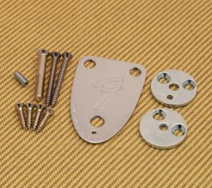 3BOLTKIT-G Fender USA 3-bolt Guitar Neck Plate Kit 70s Strat/Tele