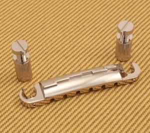 TP-0402-001 Nickel Compensated Wraparound Stop Tailpiece w/Studs Unwound G String