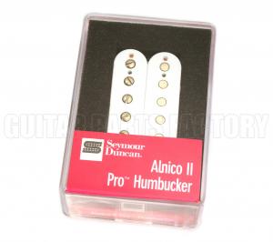 11104-01-W Seymour Duncan Alnico II Pro Neck Guitar Humbucker White APH-1n 
