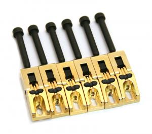 PG-0080-G6 Graph Tech String Saver Gold Saddles for Original Floyd Rose