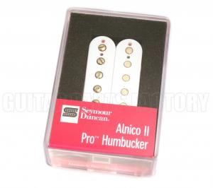 11104-05-W Seymour Duncan Alnico II Pro Bridge Guitar Humbucker White APH-1b  