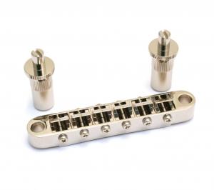 GB-0525-001 Gotoh Nickel Big Hole Tune-O-Matic Style Guitar Bridge