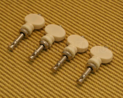 3W Grover Champion Junior White Button Ukulele Tuners