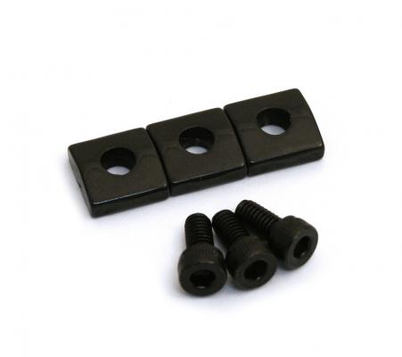 BP-0116-003 Black Floyd Rose Locking Nut Clamp/Screws Black Blocks