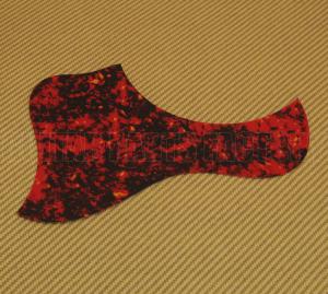 PG-DUCKT Duck Shaped Red Tortoise Acoustic Guitar Pickguard Self Adhesive