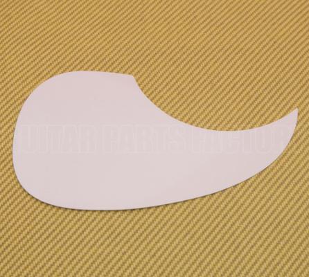 PG-0090-025 White Teardrop Acoustic Guitar Pickguard