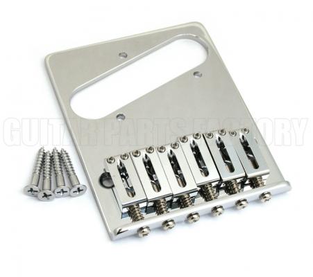 TB-0030-L10 Gotoh Lefty Chrome Deluxe Bridge for Tele