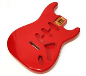 SBF-RD Red Finished Replacement Body for Stratocaster