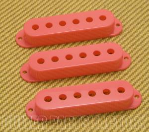 PC-0406-00P (3) Hot Pink Pickup Covers for Strat 52mm