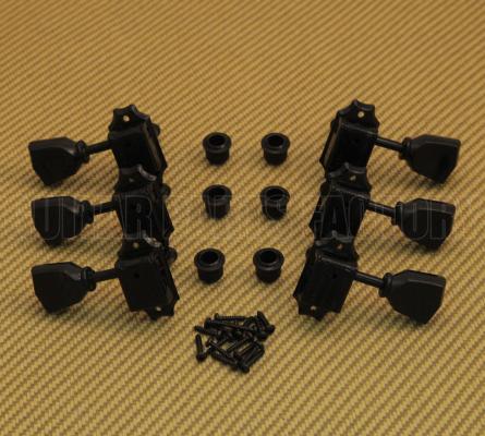 WJ-44-3B Wilkinson 3x3 Black Vintage Tuners for Gibson/Epiphone Les Paul SG