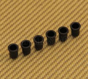 HS015-B (6) Black Body String Ferrules for Guitar