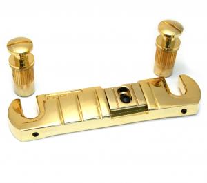 GTB-WA-GD Wilkinson Gold Wraparound Guitar Bridge & Tailpiece 