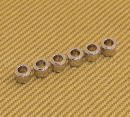 MB65N-L Metric 6 Kluson Nickel Press-In Guitar Tuner Adapter Bushings 6mm-10mm